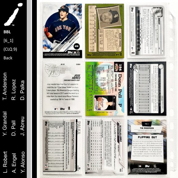 Chicago White Sox 9 Card Lot - BSBL [6_1] - Picture 2 of 8